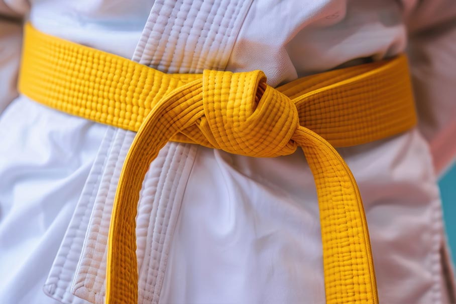 Karate yellow belt