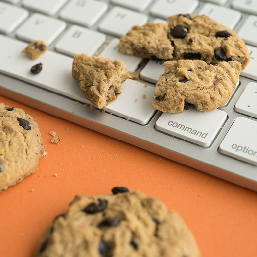 Cookies on key board