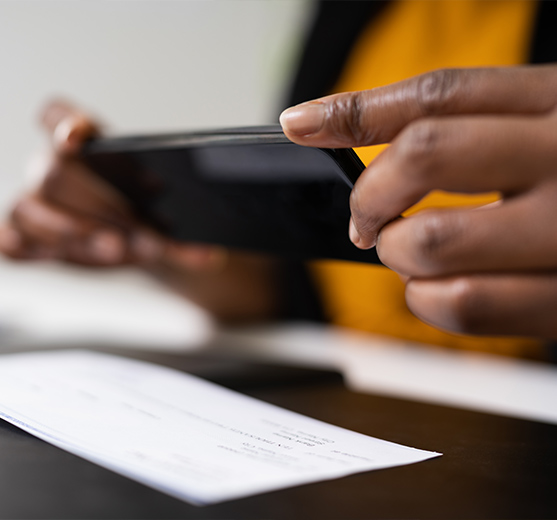 Mobile check deposit