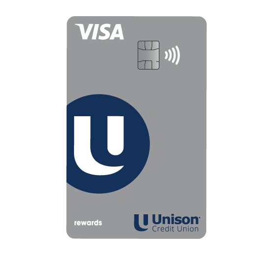Unison Credit Union Visa Platinum Rewards Credit Card