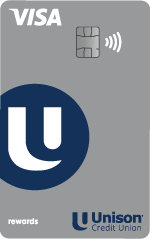 Unison Credit Union Visa Platinum Rewards Credit Card