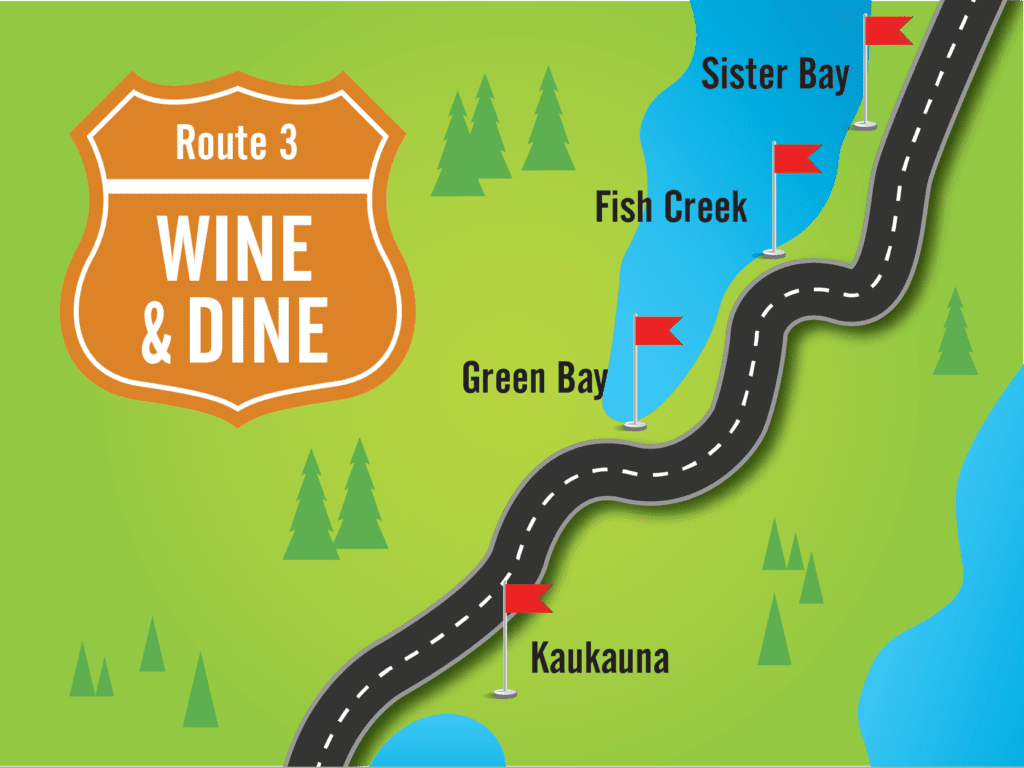 wine and dine road trip in wisconsin
