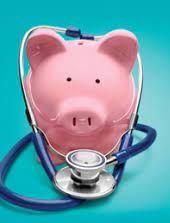 Health Savings Account: Pig with stethoscope around it's neck